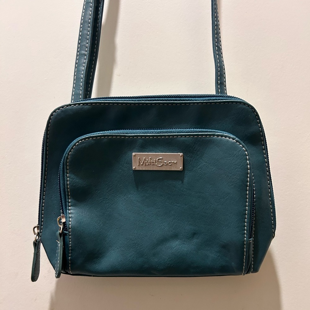 Small Teal MultiSac Shoulder Bag